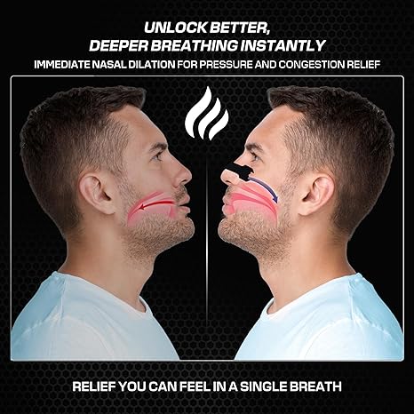 Nasal Strips - Nose Strips to Boost Oxygen Intake, Reduce Snoring, Improve Sleep Quality and Recovery - Breathe Better in Every Moment