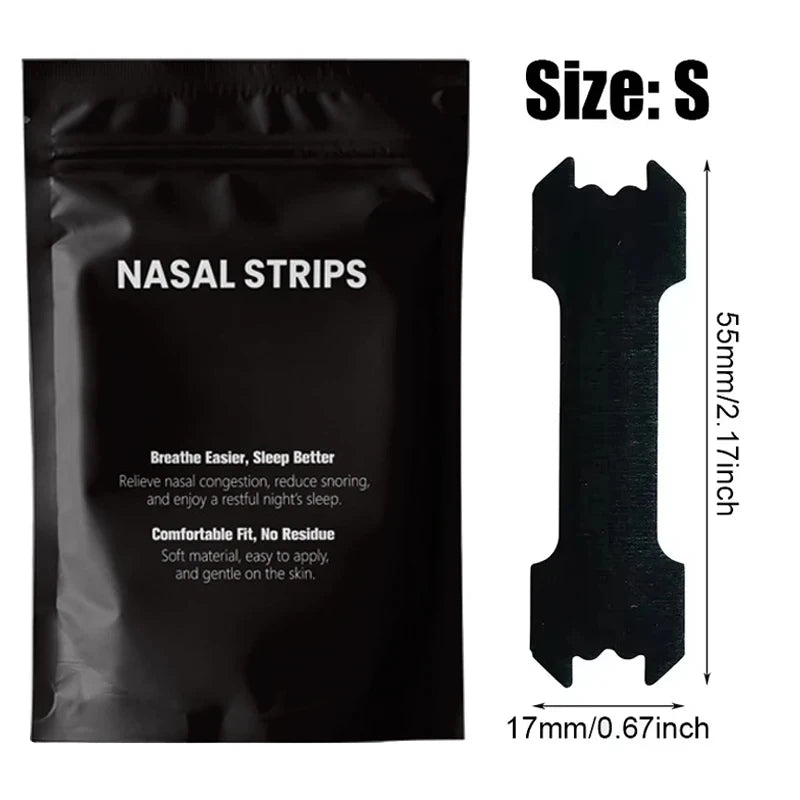 Nasal Strips - Nose Strips to Boost Oxygen Intake, Reduce Snoring, Improve Sleep Quality and Recovery - Breathe Better in Every Moment