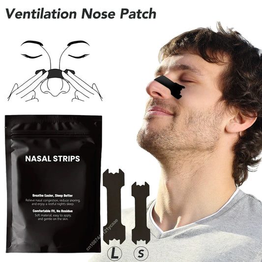 Nasal Strips - Nose Strips to Boost Oxygen Intake, Reduce Snoring, Improve Sleep Quality and Recovery - Breathe Better in Every Moment